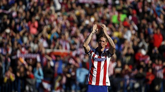 Fernando Torres, durante su presentación.