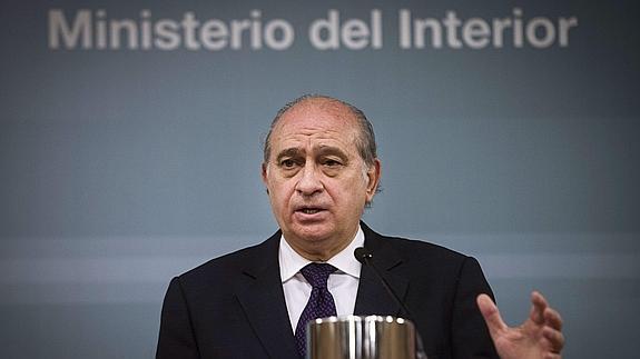 El ministro del Interior, Jorge Fernández Díaz. 