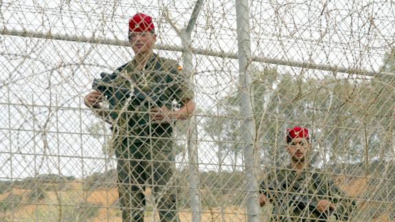 Militares en Ceuta.