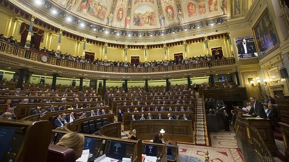 Vista del Congreso de los Diputados.