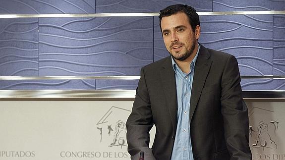 El secretario de Convergencia y Proceso Constituyente de IU, Alberto Garzón. 