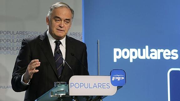 El vicesecretario de Comunicación del PP, Esteban González Pons. 