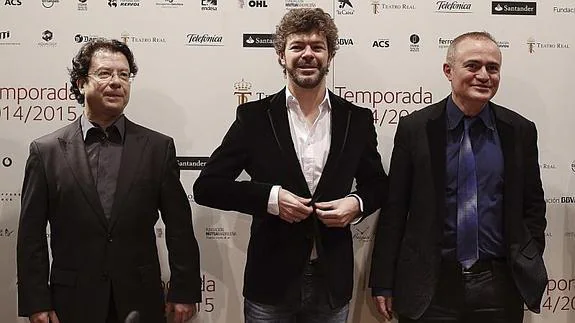 Mauricio Sotelo, Pablo Heras Casado y Joan Mataboch.