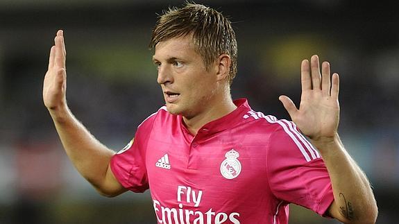 Kroos, durante un partido con el Real Madrid. 