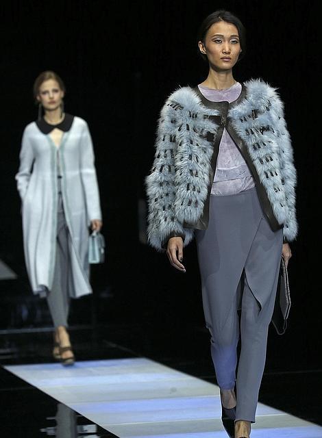 Desfile de Giorgio Armani.