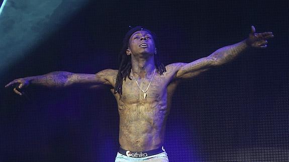 El rapero estadounidense Lil Wayne. 