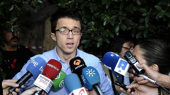 El secretario de Comunicación y Estrategia Política de Podemos, Íñigo Errejón.