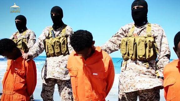 Fotograma del vídeo publicado por el Estado Islámico.