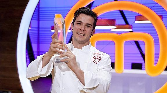 Carlos, ganador de 'Masterchef'. 