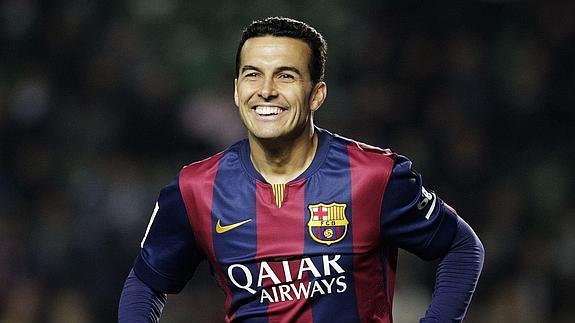 Pedro, con el Barça. 