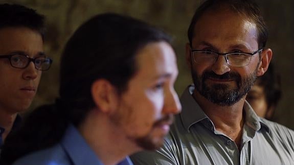 Pablo Iglesias y Joan Herrera.