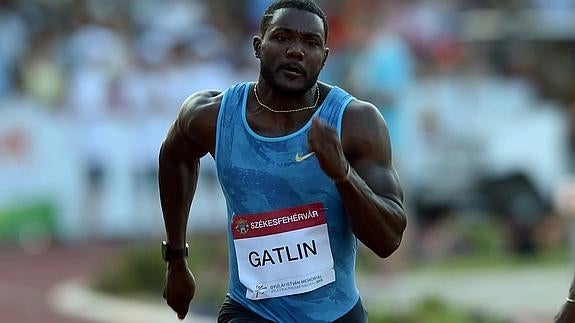 Justin Gatlin, uno de los atletas puestos en tela de juicio.