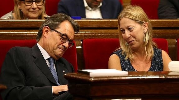 Artur Mas y Neus Munté.