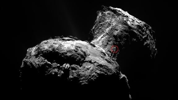 El cometa 67P.