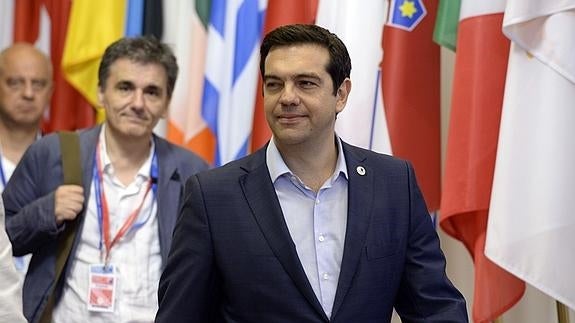 Alexis Tsipras y Euclides Tsakalotos. 