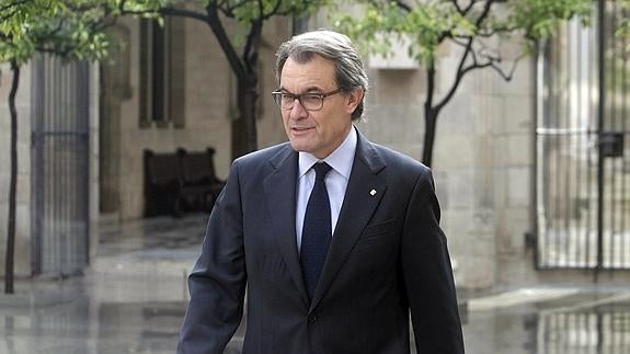 El presidente en funciones de la Generalitat, Artur Mas.