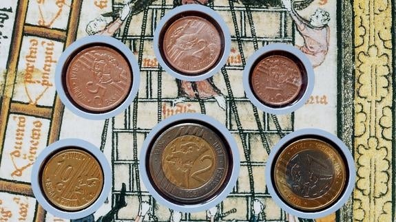 Las monedas presentadas hoy.