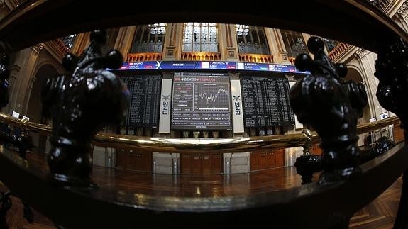 Imagen de la Bolsa española. 