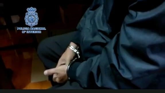 Imagen de uno de los detenidos. 