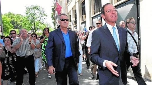 Miguel Ángel Cámara, en primer término.