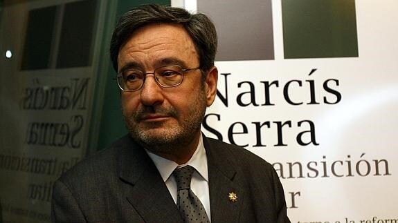 El ex vicepresidente del Gobierno Narcís Serra. 