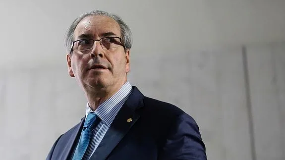 El hasta ahora presidente de la Cámara de Diputados, Eduardo Cunha.