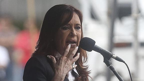 La expresidenta argentina Cristina Fernández de Kirchner.