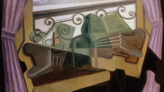 'La ventana de las colinas', de Juan Gris.