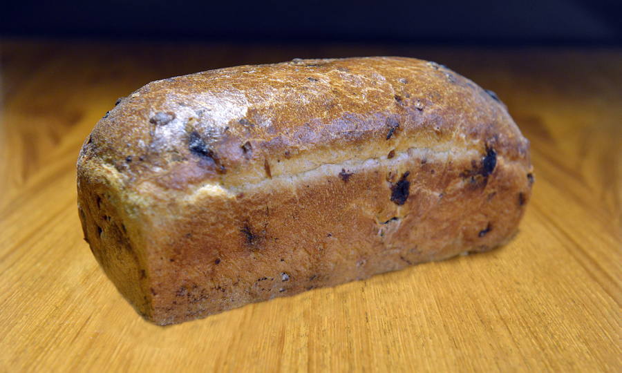 Pan de pasas y nueces elaborado en el obrador "Bizkarra". 