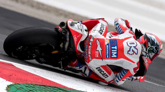 Andrea Dovizioso, durante los entrenamientos del Gp de Austria. 