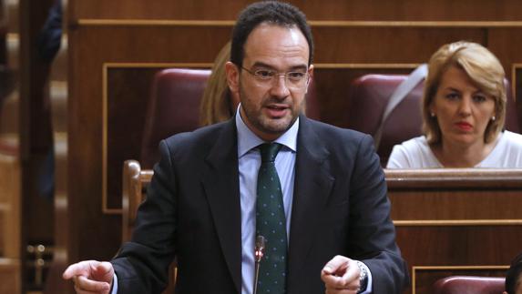 El portavoz del PSOE en el Congreso, Antonio Hernando.