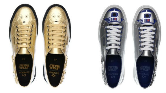 Zapatillas inspiradas en Star Wars. 