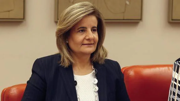 Fátima Báñez, ministra de Empleo.