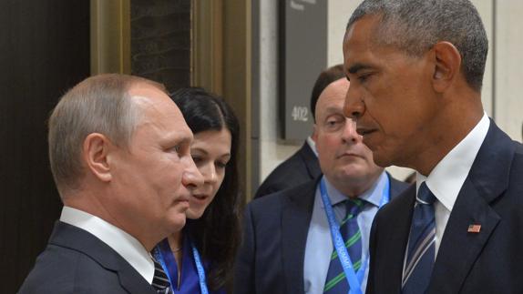 Putin y Obama.