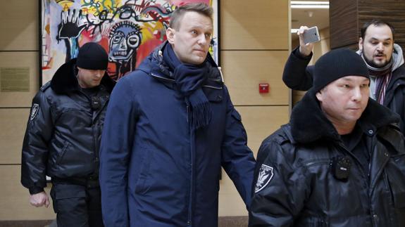 El bloguero y líder opositor ruso, Alexei Navalny.