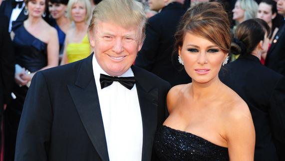 Donald y Melania Trump, en la 83 edición de los Oscar. 