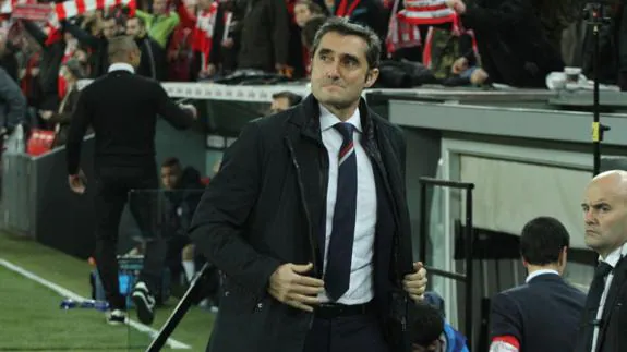 Valverde, en un partido. 