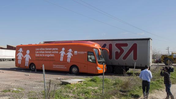 El polémico autobús de Hazte Oír.