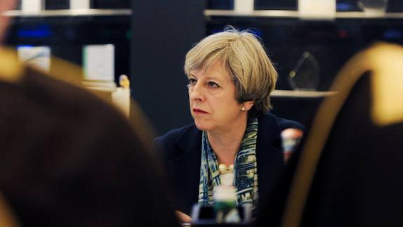 La primera ministra de Reino Unido, Theresa May.