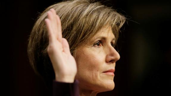 La ex fiscal general de Estados Unidos Sally Yates.