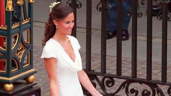 Pippa Middleton, en la boda de su hermana.