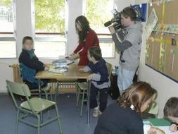 Visita del alcalde de Valladolid al colegio de educación especial El Corro / Jorge Saiz.