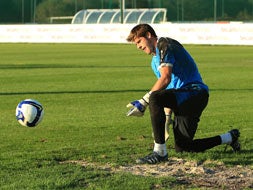 Una imagen del nuevo portero del Real Valladolid.