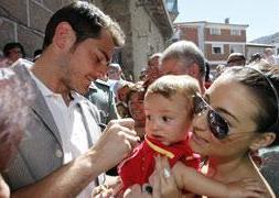 Iker Casillas, el mejor embajador de Navalacruz