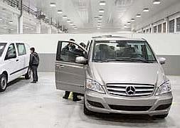 Las nuevas instalaciones de Mercedes-Benz durante la inauguración oficial que ha tenido lugar esta tarde. Foto: ICAL / Vídeo R. Gómez