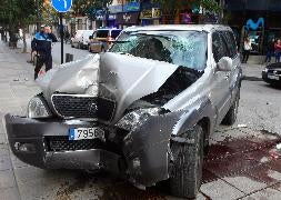 El coche accidentado / C. SÁNCHEZ–ICAL