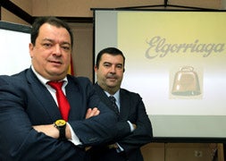 En la imagen, José Andrés Fernández, presidente de Elgorriaga (I), y Enrique Ortiz, director gerente. M. Martín-Ical