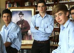 Seminaristas vallisoletanos participantes en la película. / R. Gómez