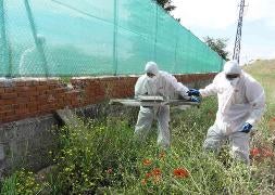 Los dueños inician la demolición de los restos de la planta de Uralita en Valladolid después de cuatro años de expolio