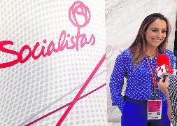 Miriam Andrés, durante la conferencia política del pasado fin de semana en Madrid. / El Norte